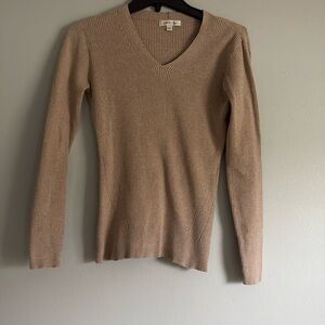 ORVIS, sweater, women’s ribbed v-neck, size small